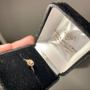 White Gold Promise Ring (used)